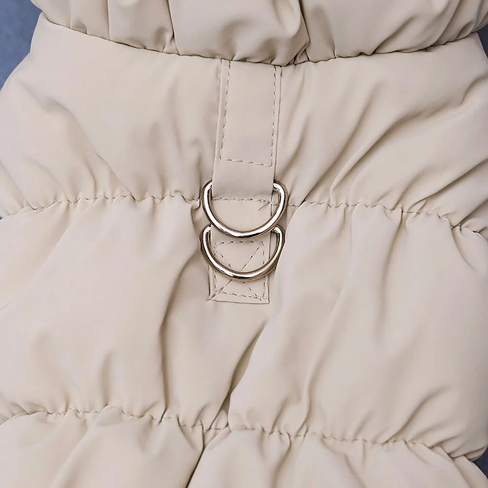 Abrigo acolchado de invierno para cachorros y gatos