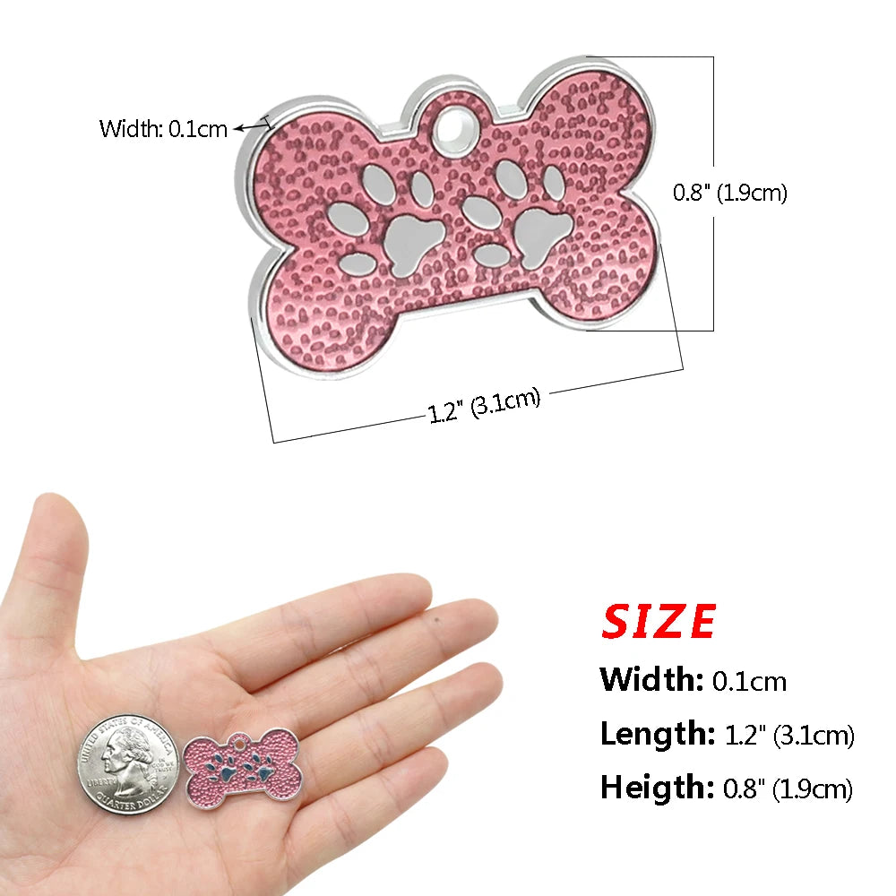 Placa ZIPOLITE en forma de Hueso con strass o Corazon